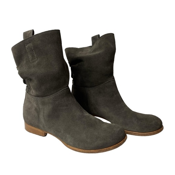 Alberto Fermani Pull on Gray Suede Ankle Booties  Size US 6/ EU 36.5 - Picture 4 of 7